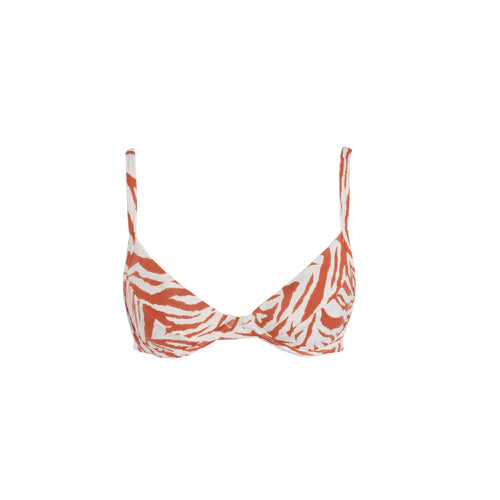 TOP CON ARO CEBRA OCRE