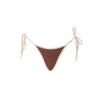 MINI TANGA LAZO MARRON CON OFF WHITE