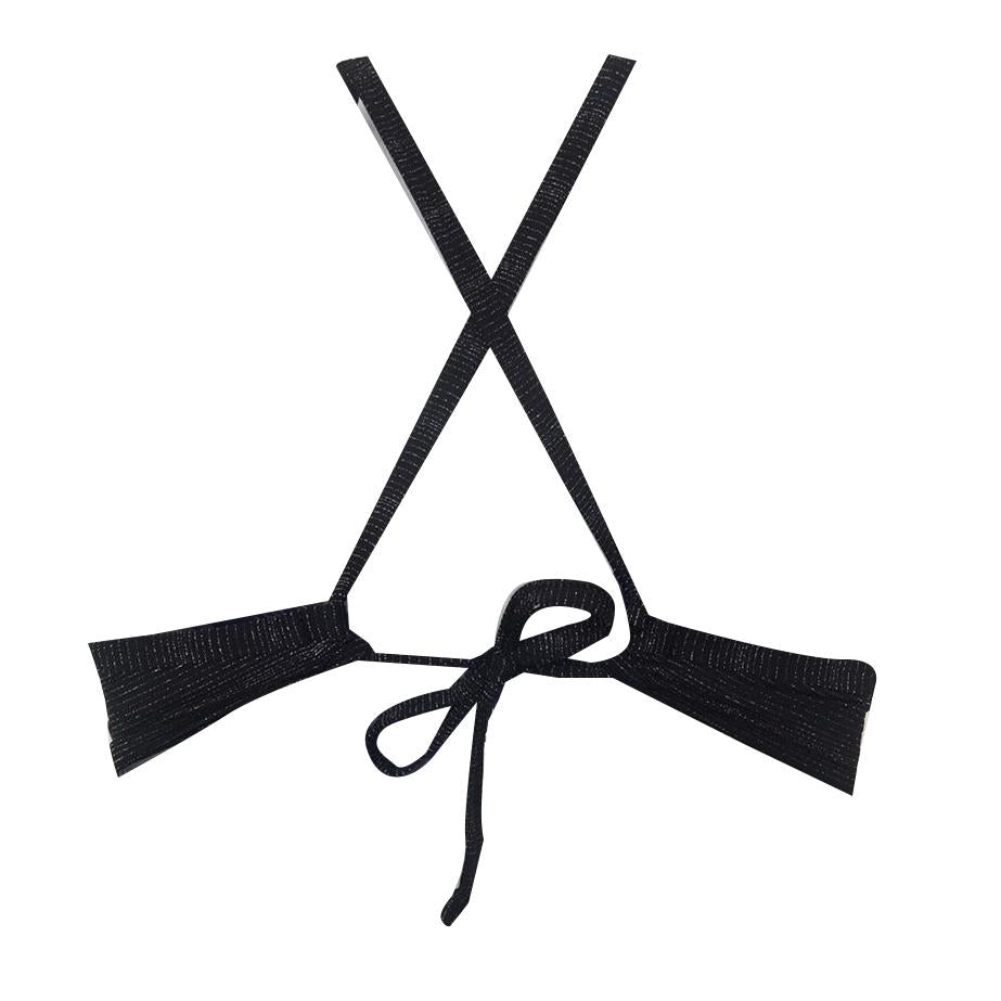 TOP CON ARO LUREX NEGRO