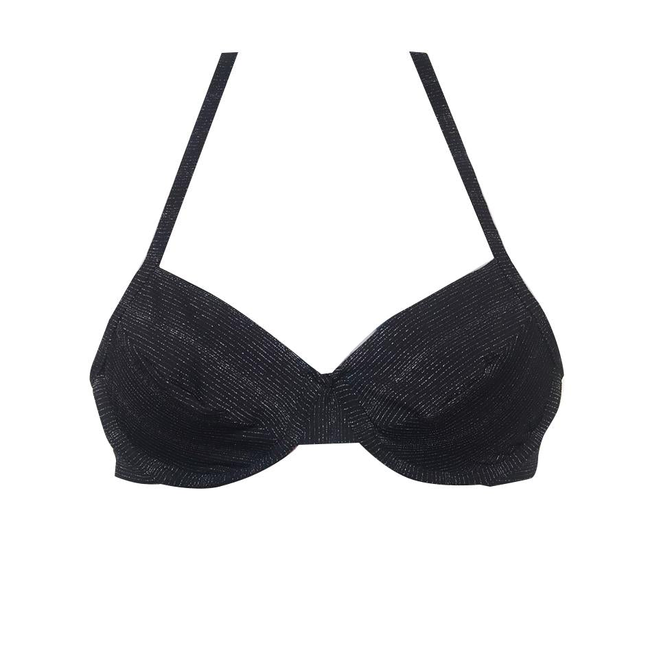 TOP CON ARO LUREX NEGRO