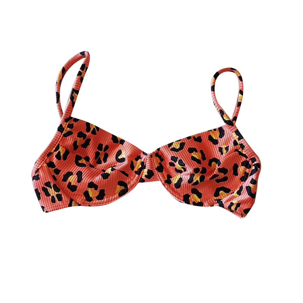 TOP CON ARO TEXTURIZADO LEOPARDO ROSE