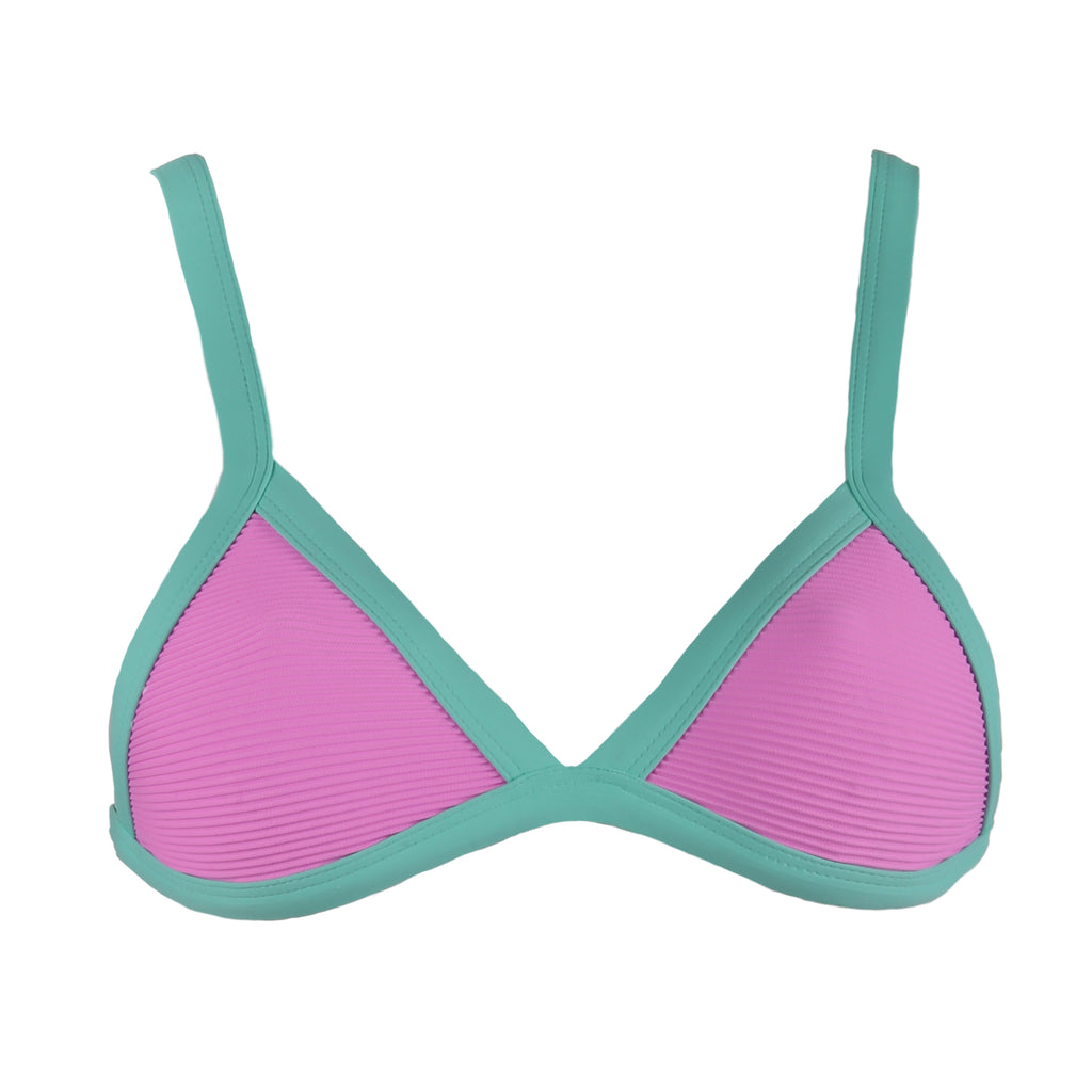 TOP FÍJO BICOLOR ROSA